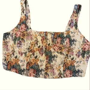 Floral Corset Top